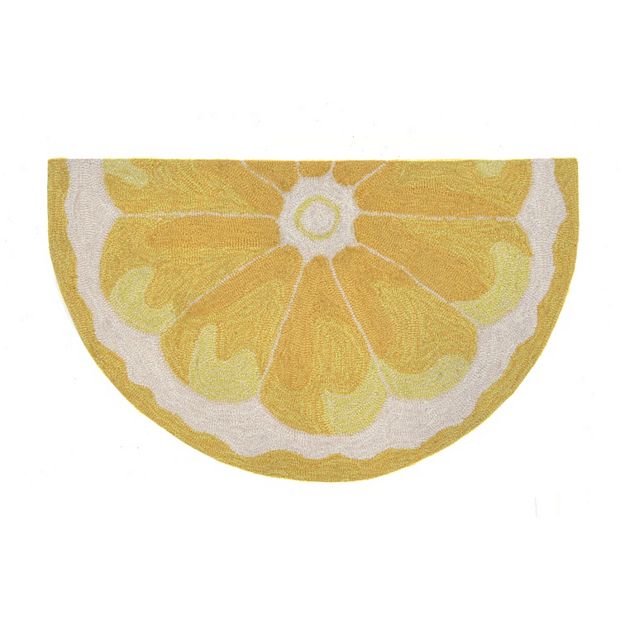 Liora Manne Frontporch Lemon Slice Indoor Outdoor Rug