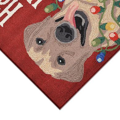 Liora Manne Frontporch Happy Holidays Indoor Outdoor Rug