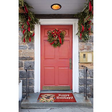 Liora Manne Frontporch Happy Holidays Indoor Outdoor Rug