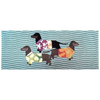 Liora Manne Frontporch Tropical Hounds Indoor/Outdoor Rug