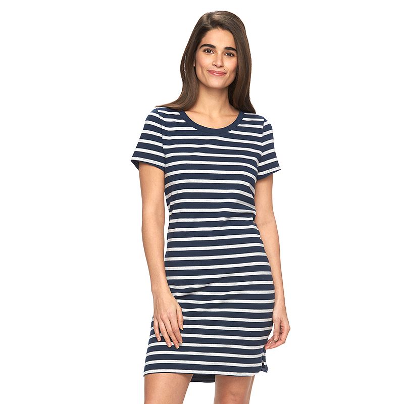 Cotton Sleeves Shirt Dress | Kohl's