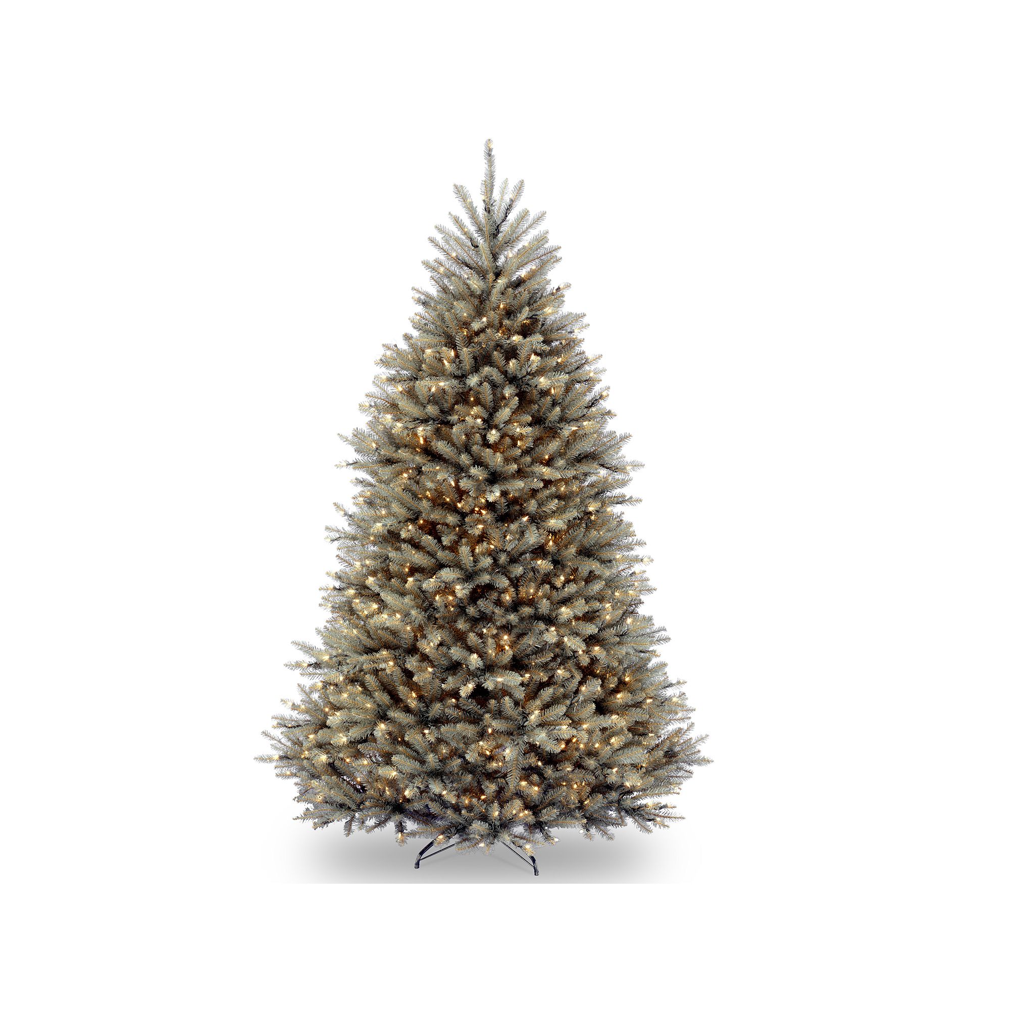National Tree Company 7.5-ft. Pre-Lit Dunhill Blue Fir Artificial Christmas