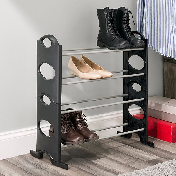 Home Basics 12 Pair Shoe Rack