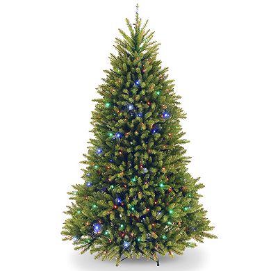 7.5-ft. Pre-Lit LED Multicolor Dunhill Fir Artificial Christmas Tree