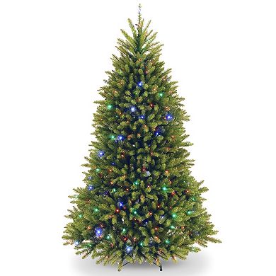 National Tree Company 7.5-ft. Pre-Lit LED Multicolor Dunhill Fir Artificial Christmas Tree