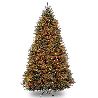 National Tree Company 9-ft. Pre-Lit Dunhill Fir Dual Color Artificial Christmas Tree