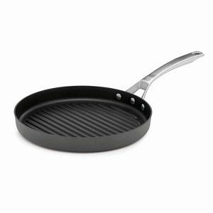 Calphalon Signature 12-in. Hard-Anodized Nonstick Aluminum Round Grill Pan