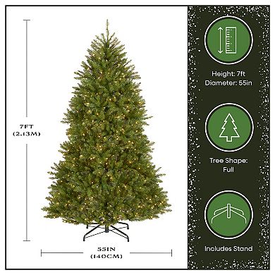 National Tree Company 7-ft. Pre-Lit Dunhill Fir Artificial Christmas Tree