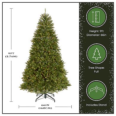 National Tree Company 9-ft. Pre-Lit Dunhill Fir Artificial Christmas Tree