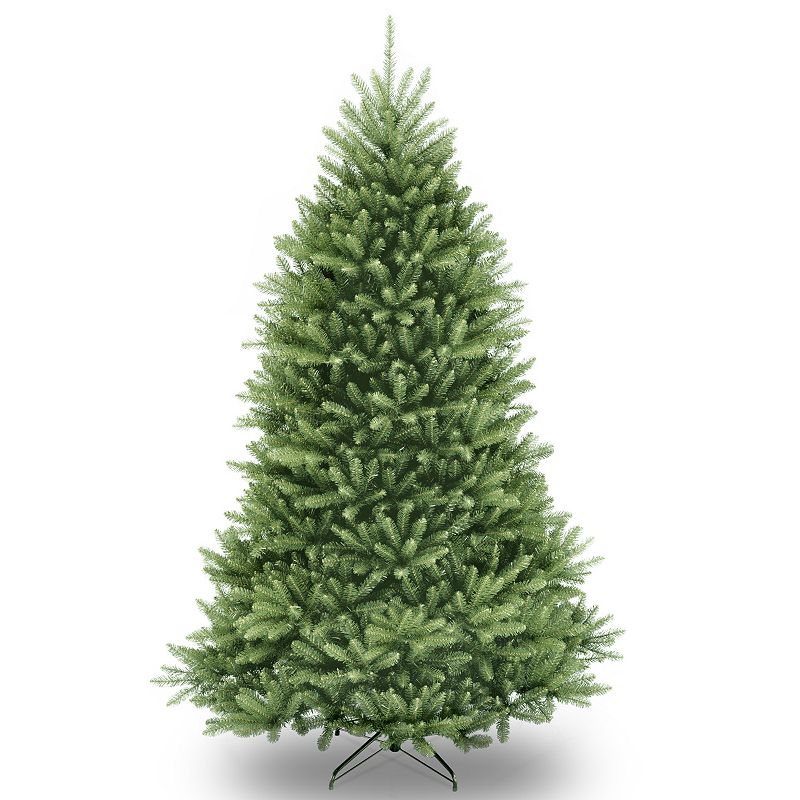National Tree Company Artificial Full Christmas Tree  Green  Dunhill Fir  Includes Stand  7.5 Feet