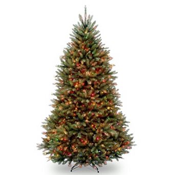 National Tree Company 7.5-ft. Pre-Lit Multicolor Dunhill Fir Artificial Christmas Tree