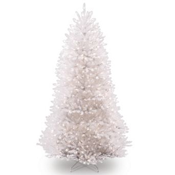 National Tree Company 7.5-ft. Pre-Lit White Dunhill Fir Artificial Christmas Tree