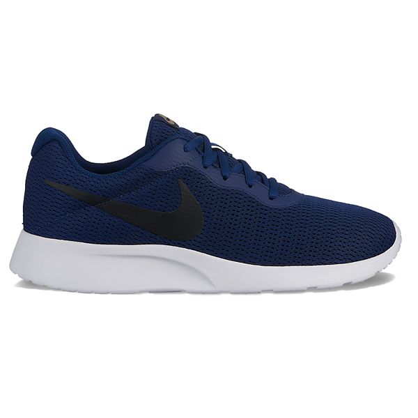 nike men's tanjun black running shoes