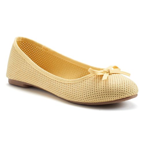 SO® Women's Bow Ballet Flats