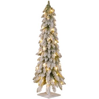 National Tree Company 3-ft. Pre-Lit Snowy Downswept Artificial Christmas Tree