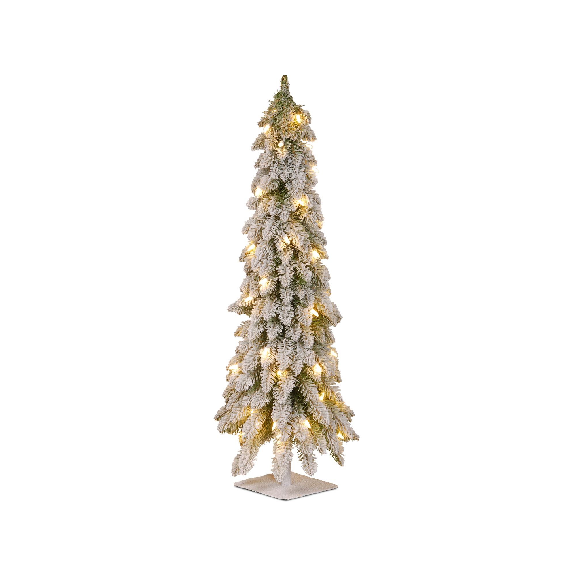 National Tree Company 48-in. Pre-Lit Snowy Downswept Artificial Christmas T