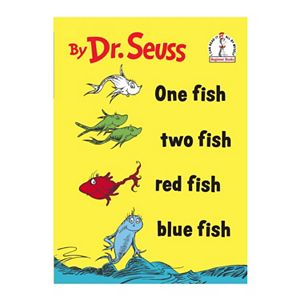 Dr. Seuss One Fish Two Fish Red Fish Blue Fish Hardcover Book