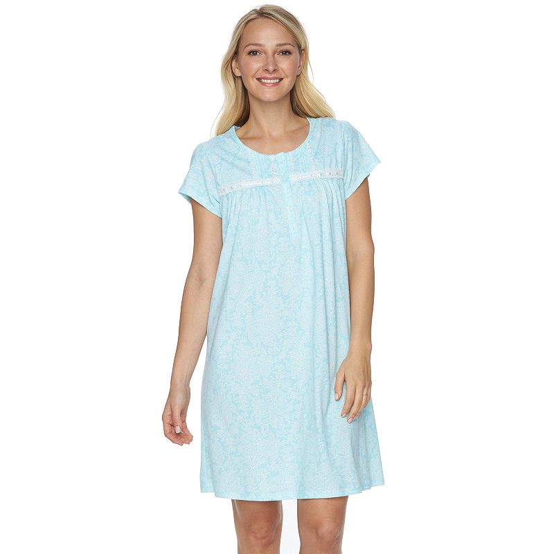 Cotton Knit Nightgown | Kohl's