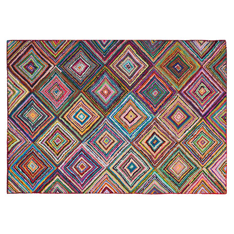 Safavieh Nantucket Charlotte Geometric Rug, Multicolor, 2X11 Ft