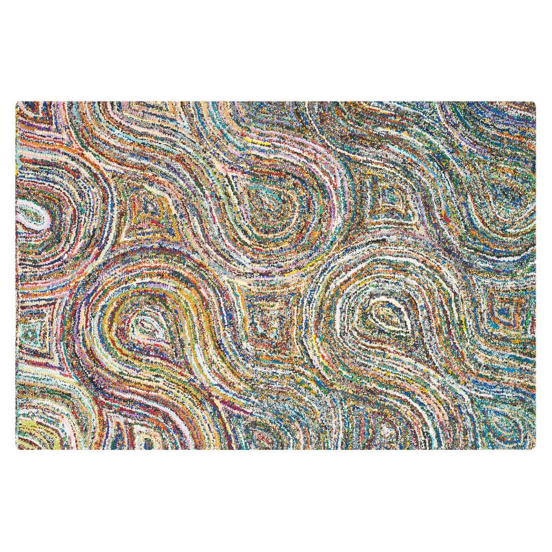 Safavieh Nantucket Sydney Abstract Rug, Multicolor, 6Ft Rnd