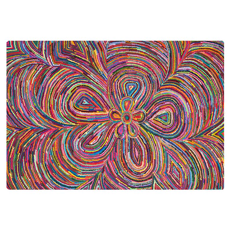 64730555 Safavieh Nantucket Kate Floral Rug, Multicolor, 6F sku 64730555