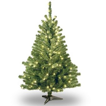National Tree Company 4-ft. Pre-Lit Kincaid Spruce Artificial Christmas Tree