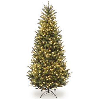 National Tree Company 7.5-ft. Pre-Lit Natural Fraser Slim Fir Artificial Christmas Tree