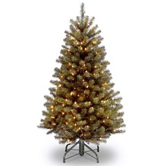 National Tree Company 4.5-ft. Pre-Lit North Valley Spruce Artificial Christmas Tree