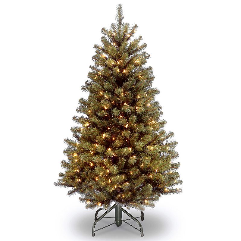 4.5-ft. Pre-Lit North Valley Spruce Artificial Christmas Tree, Green
