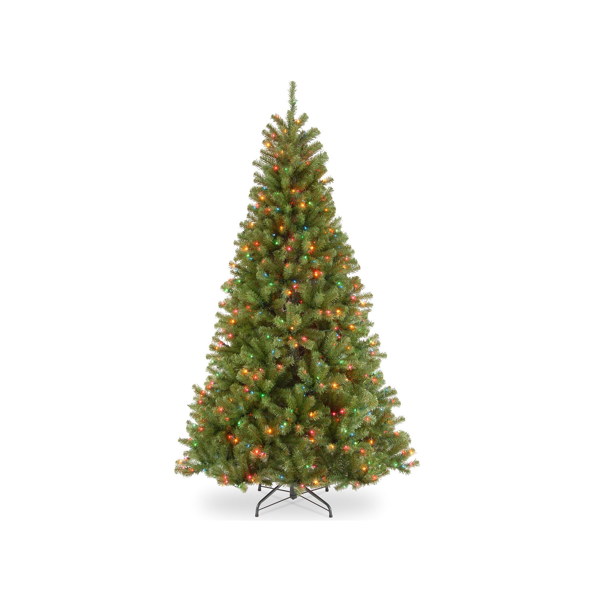 National Tree Company 7.5-ft. Pre-Lit Multicolor North Valley Spruce Artifi