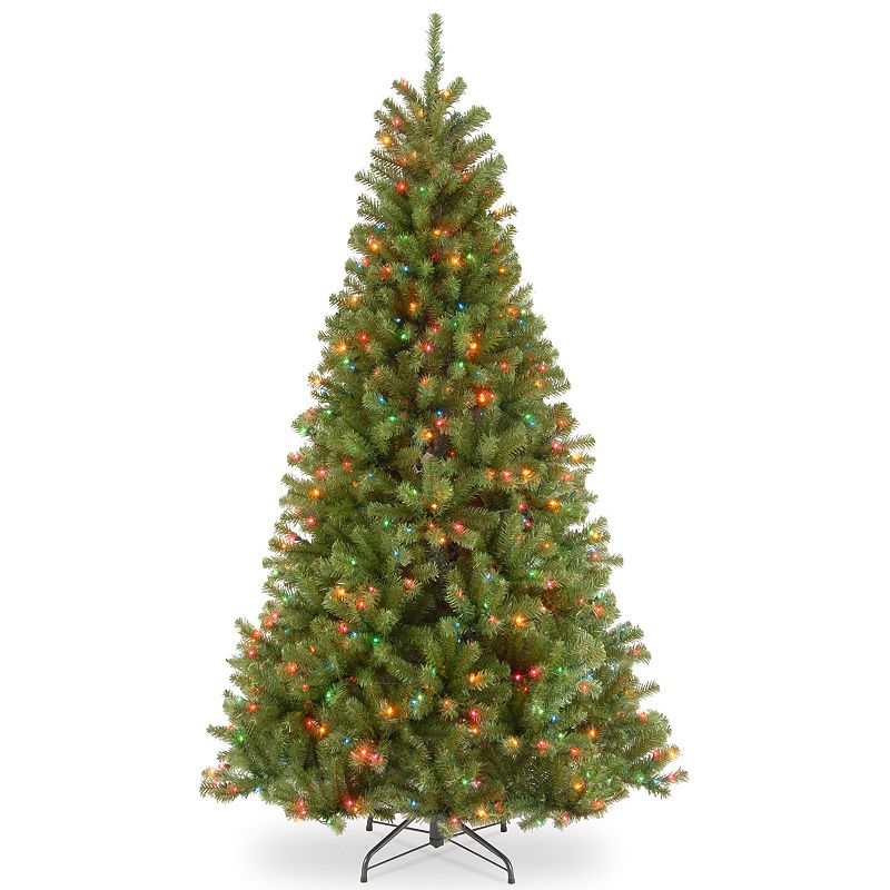 7.5-ft. Pre-Lit Multicolor North Valley Spruce Artificial Christmas Tree, G