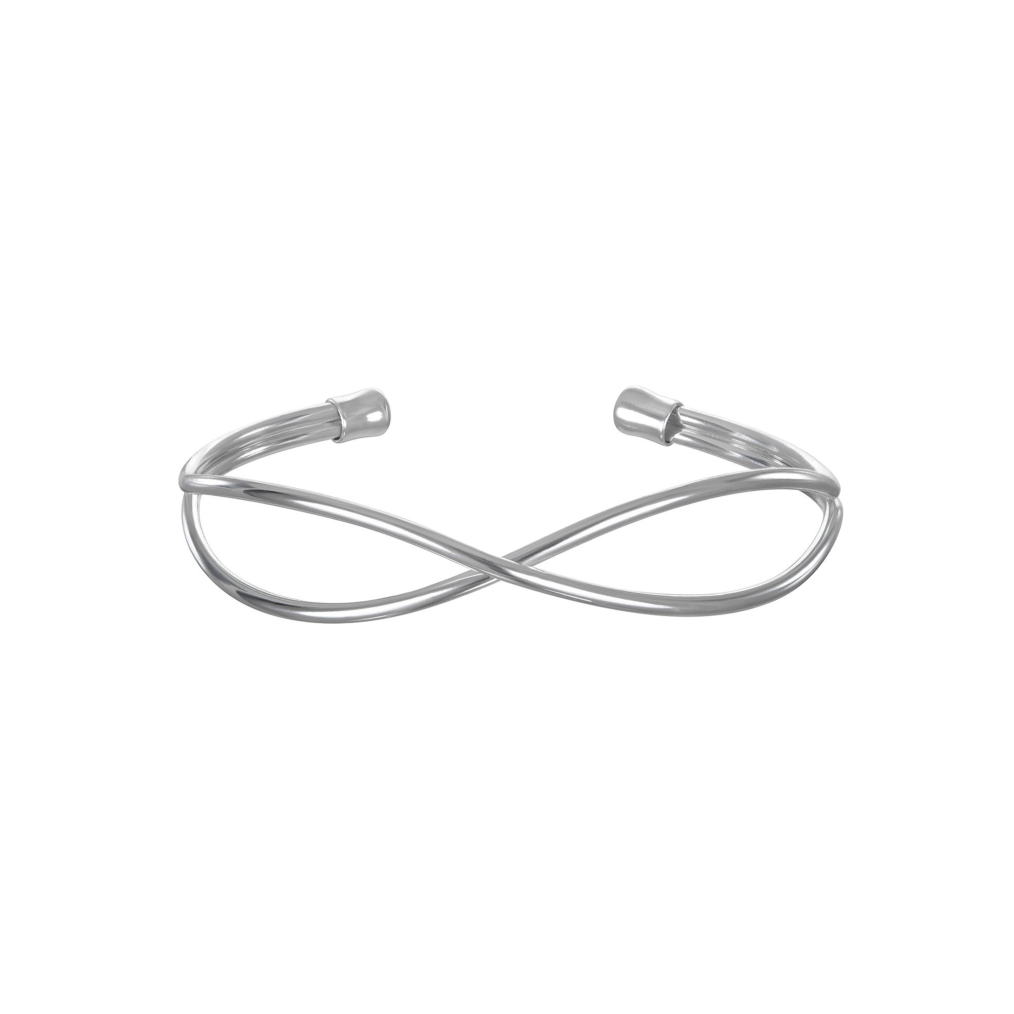 LC Lauren Conrad Silver X Cuff Bracelet, Womens, Silver Tone