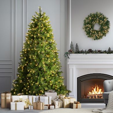 National Tree Company 6.5-ft. Pre-Lit ''Feel Real'' Downswept Douglas Fir Artificial Christmas Tree