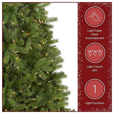 National Tree Company 6.5-ft. Pre-Lit ''Feel Real'' Downswept Douglas Fir Artificial Christmas Tree