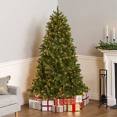National Tree Company 6.5-ft. Pre-Lit ''Feel Real'' Downswept Douglas Fir Artificial Christmas Tree
