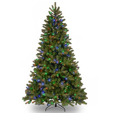 7.5-ft. Pre-Lit Dual LED ''Feel Real'' Downswept Douglas Fir Artificial Christmas Tree