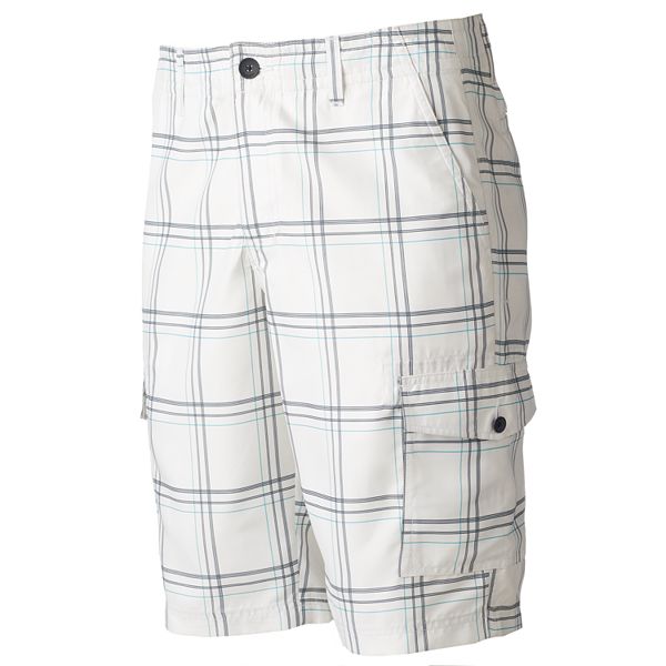 kohls mens plaid shorts