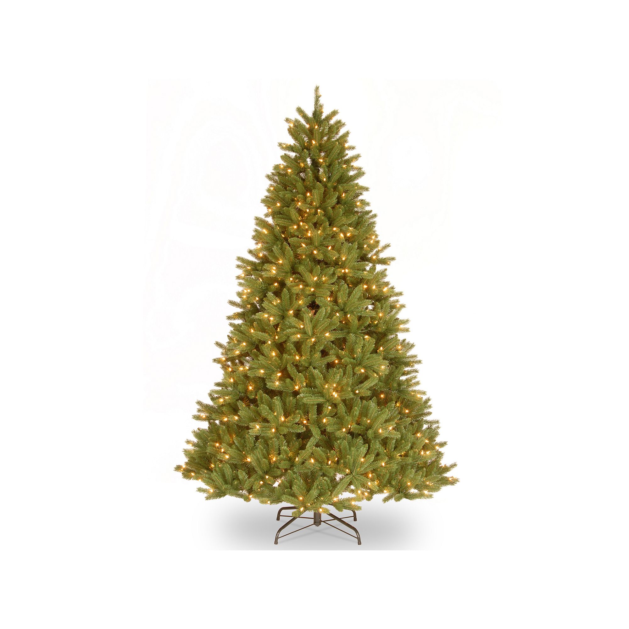 National Tree Company 7.5-ft. Pre-Lit Feel Real Grande Fir Medium Artif