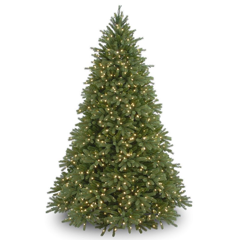National Tree 7 6   Pre-Lit Jersey Fraser Fir Hinged Tree - Clear