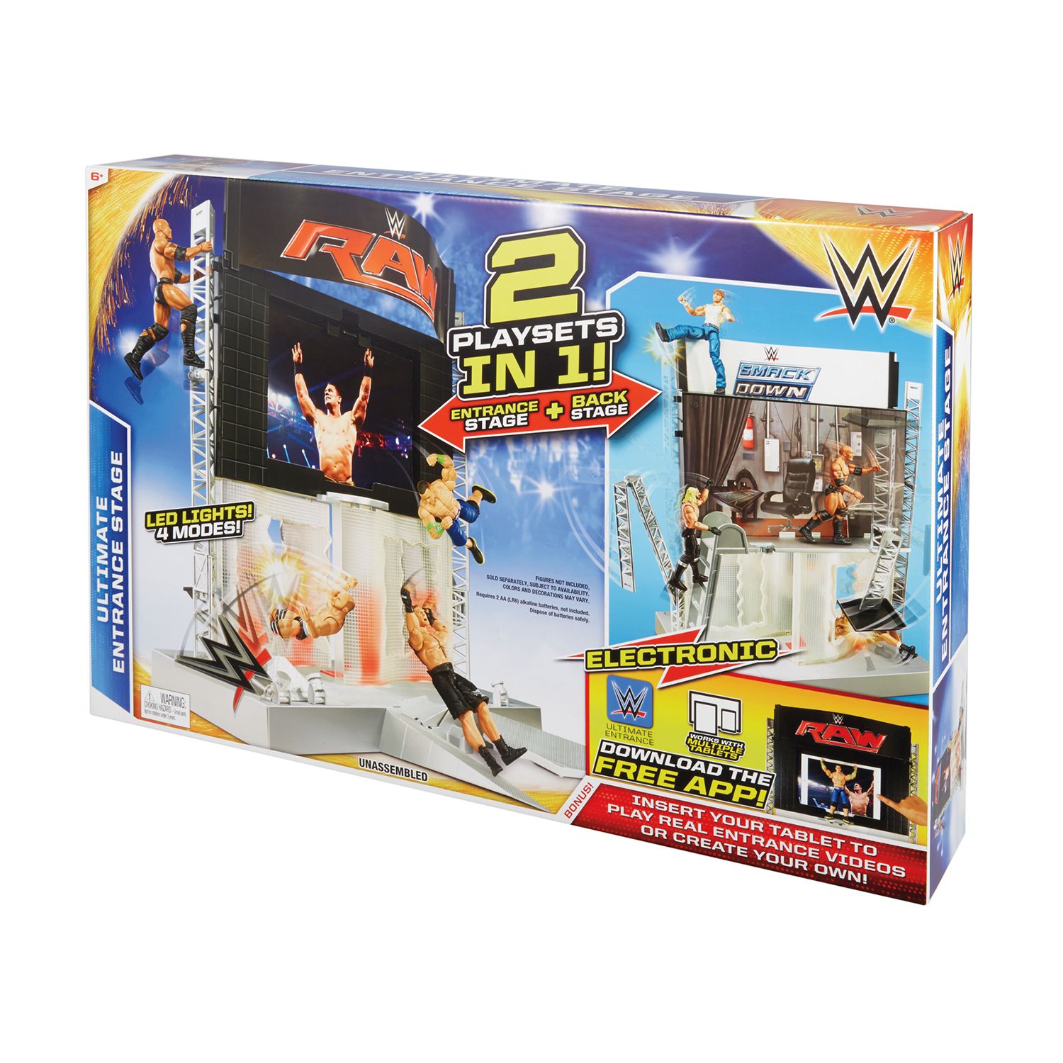 wwe figure entrance stage