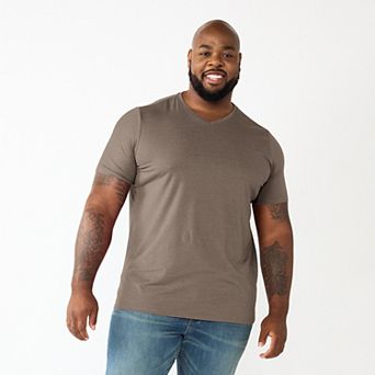 Big & Tall Apt. 9® Premier Flex Short Sleeve V-Neck Tee