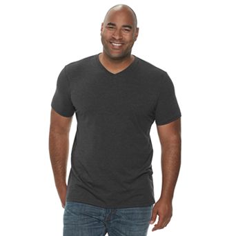 Big & Tall Apt. 9® Premier Flex Short Sleeve V-Neck Tee
