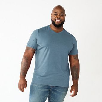 Big & Tall Apt. 9® Premier Flex Short Sleeve V-Neck Tee