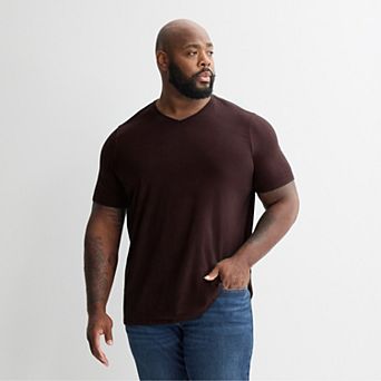 Big & Tall Apt. 9® Premier Flex Short Sleeve V-Neck Tee