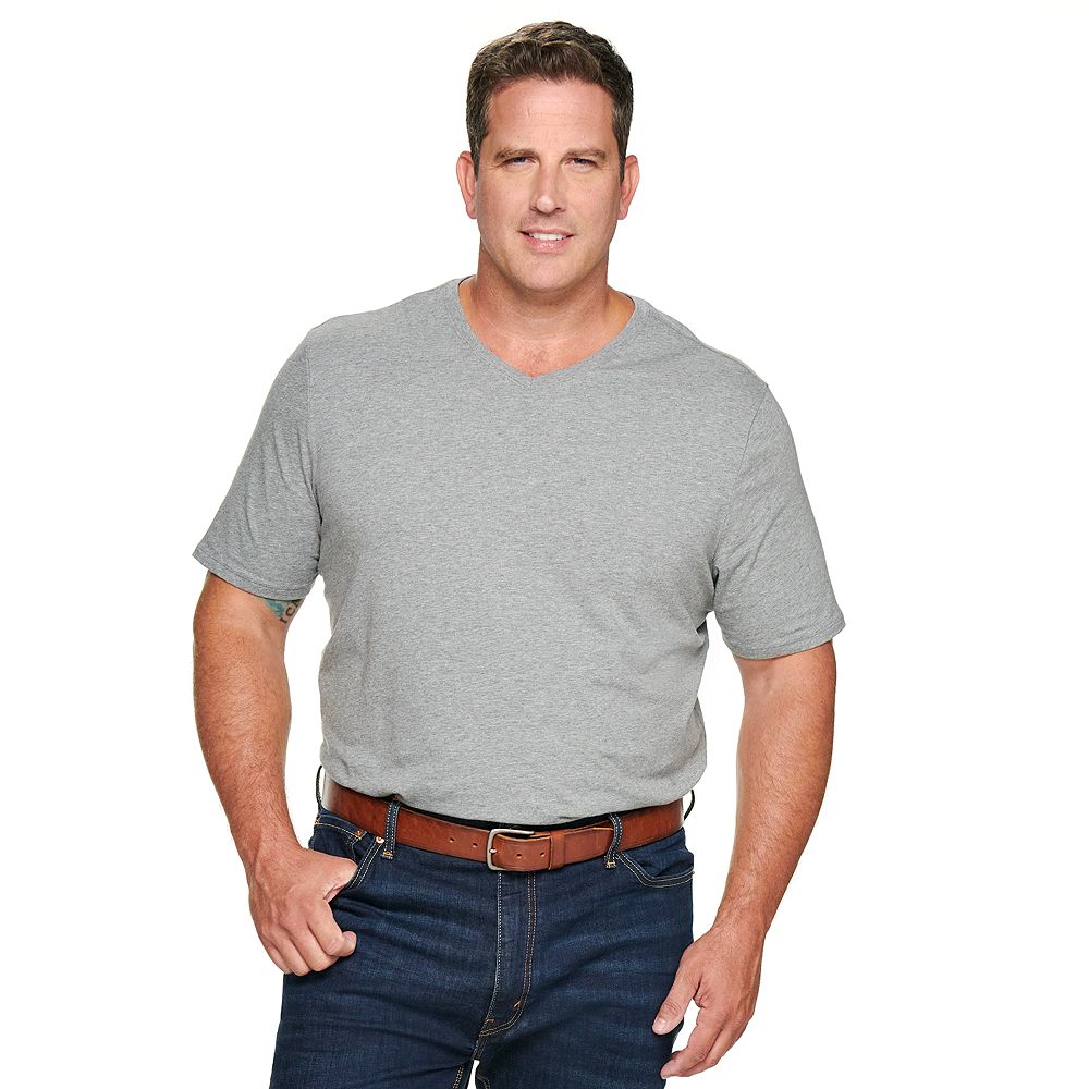 Big & Tall Apt. 9® Core Solid V-Neck Tee
