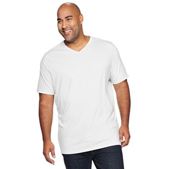 Big & Tall Apt. 9® Premier Flex Short Sleeve V-Neck Tee