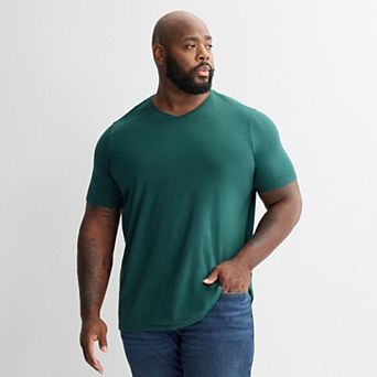 Big & Tall Apt. 9® Premier Flex Short Sleeve V-Neck Tee