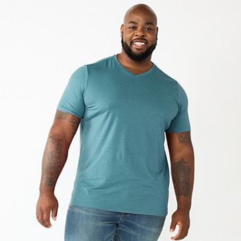 Big & Tall Apt. 9® Premier Flex Short Sleeve V-Neck Tee