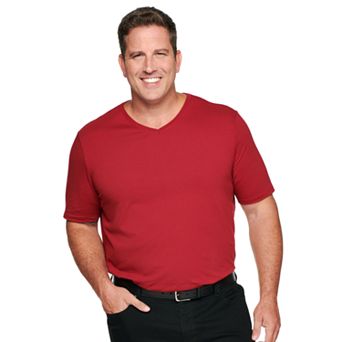 Big & Tall Apt. 9® Premier Flex Short Sleeve V-Neck Tee