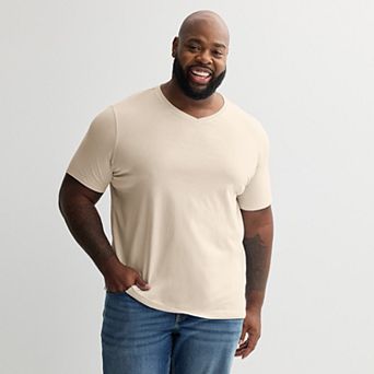 Big & Tall Apt. 9® Premier Flex Short Sleeve V-Neck Tee